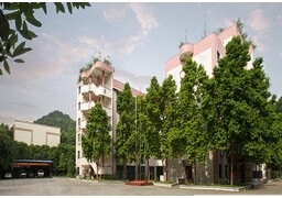 重慶市南丁衛生職業學校校園一角