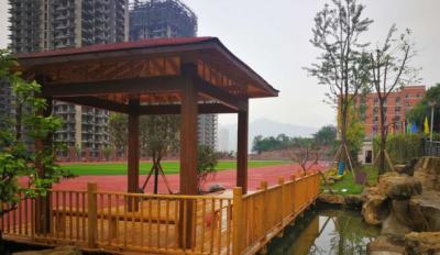 重慶旅游學校建勝分校校園一角